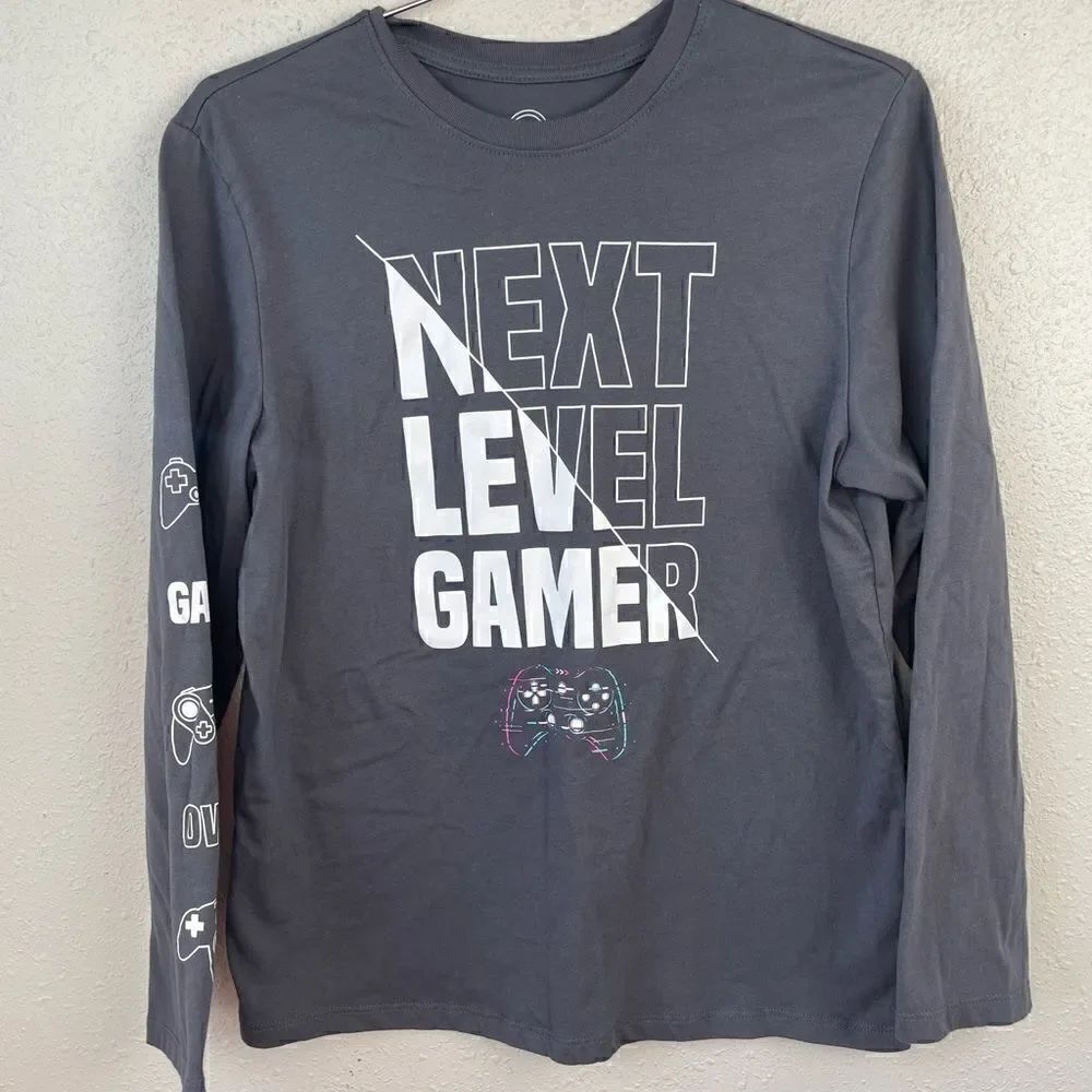 Wonder Nation Next Level Gamer Long Sleeve T-Shirt Size XXL EUC